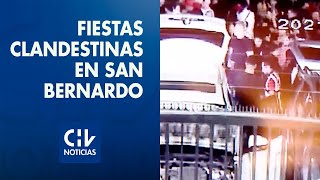 Drogas, armas y carreras: Vecinos de San Bernardo denuncian peligrosas fiestas clandestinas