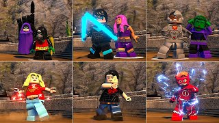 LEGO DC Super-Villains - All Teen Titans Members (Free Roam & Showcase)