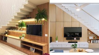 Top 50 Clever Under stairs Tv Unit Ideas|How To Use Under Stairs Area| Under Sta