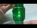 what is the apple watch green light