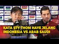 [FULL] Keterangan Shin Tae-yong dan Thom Haye Jelang Laga Timnas Indonesia Vs Arab Saudi di GBK