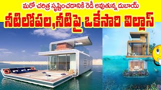 ⚡నీటి లోపల, నీటిపై ఒకేసారి విల్లాస్ ⚡Top Interesting facts in telugu ⚡ Facts in telugu ⚡