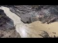 Chilcotin River Landslide Updated Footage Post Breach