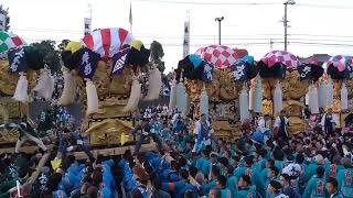 2023年飯積神社祭礼　宮入り2