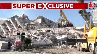 तुर्की में भूकम्प ? Turkey Reporter Runs as Earthquake Aftershock Strikes