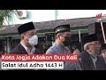 Kota Jogja Adakan Dua Kali Salat Idul Adha 1443 H - Warta YK