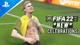 FIFA 22 ALL NEW CELEBRATIONS TUTORIAL | Playstation and Xbox