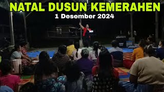 NATAL DI DUSUN KEMERAHEN, LANGKAT 1 Desember 2024.