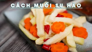 Cách muối su hào cà rốt và cách pha nước muối chua ngọt | Cook béo