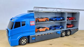 13 Types Cars Tomica ☆ Open Tomica and place it on big Okataduke convoy