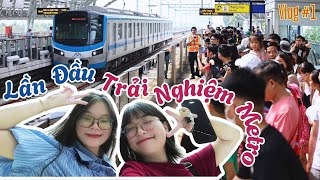 [Vlog 1] Trải Nghiệm Đi Tàu Metro Đầu Tiên Tại SÀI GÒN, Một Ngày Vi Vu Quanh Ngắm Phố Phường Cận Tết