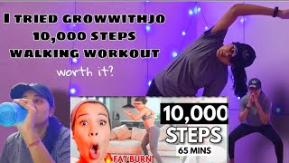 I tried growwithjo 10,000 step walking workout *worth it?*
