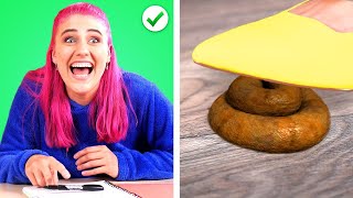 Pranks on Teachers! | Cool Prank Ideas and Funny Moments by Crafty Panda!
