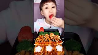 Mukbang ASMR Eating Show  #eatingshow #asmrsoun#Short 86