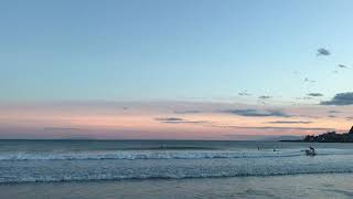 【Relaxation】Sunset at Yuigahama beach, Kamakura, Japan