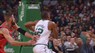Marcus Smart Steals, Feeds Al Horford For Another Dunk