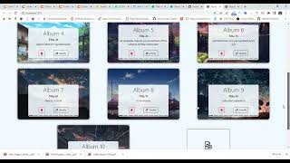 Albums list app Using React.js