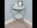 Cream Style Luxury Marble Small Tea Table Modern Simple Creative Round Table