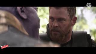 Avengers Infinity War Thor and Thanos wakanda fight scene 1080HD (2018) movie clip