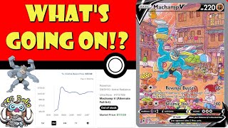 Why is Machamp V so Expensive!? This Makes No Sense! (Pokemon TCG News)