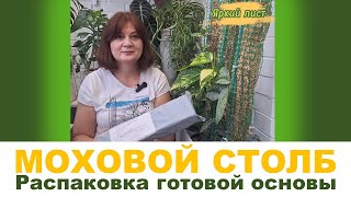 МОХОВАЯ ОПОРА (ТОТЕМ). Часть 4. Распаковка основы под моховую опору