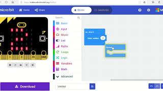 MicroBit: Show Number