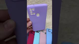 Capinha para celular Samsung Galaxy A21s silicone com proteção para câmera