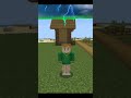 A terrible storm came to our village and blew it away in Minecraft #minecraft #youtubeshorts #shorts