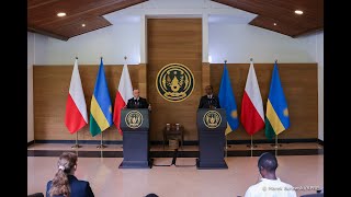 Kigali | Spotkanie Prezydentów Polski i Rwandy z przedstawicielami mediów