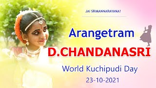 Arangetram - Chandana Sri || Song -2 || World Kuchipudi Day || JETWORLD