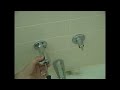 Installing the Handles for a Leaky Bathtub Faucet