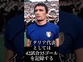 サッカー選手名鑑 ルイジ・リーヴァ 70年代のイタリアで、雷鳴と恐れられたシュート力を持つエース サッカー ワールドカップ shorts football イタリア worldcup