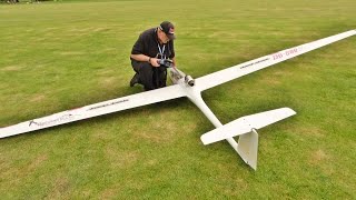 (187mph capable) 1/3 SCALE RC COMP ARF GLASSER DIRKS DG800 (6mtr) GLIDER  JETCAT P100 TURBINE - 2021