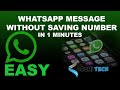 How To Send WhatsApp Messages Without Saving Contact