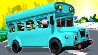 bánh xe trên xe buýt | bài hát giáo dục | bài thơ trẻ em | Baby Bao Panda | The Wheels On The Bus