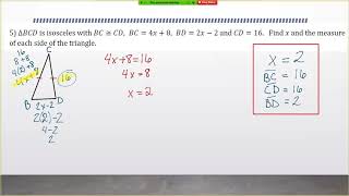 Unit 3 Review Geometry