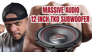 Bench testing massive audio 12 inch tko subwoofer /check description 👇