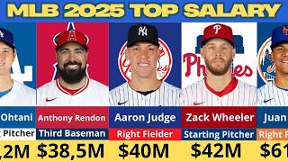 Top 100 Highest Paid MLB Players 2025 💰 | Shocking Salaries Revealed!"