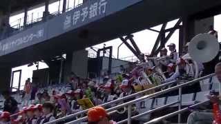 余土中学校吹奏楽部【愛媛マンダリンパイレーツホーム開幕戦】2015・4・18