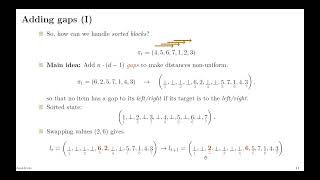 FOCS 2024 10A Naively Sorting Evolving Data is Optimal and Robust