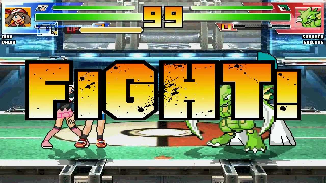 Mugen Fight Channel #32 May & Dawn Vs Syther & Gallade - YouTube