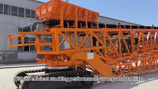 Tracked Stackers, developed by Zoomry, are specifically designed for bulk material handling.