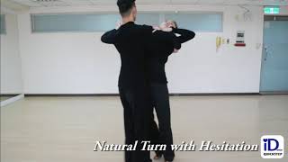 Quickstep Natural Turn with Hesitation