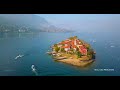 lake maggiore 🇮🇹 4k drone aerial arona angera borromeo pescatori italy