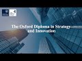 The Oxford Diploma in Strategy and Innovation