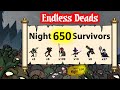 INSANE MODE - NIGHT 650 - BLOODTHIRSTY ZOMBIES |ENDLESS DEADS| STICK WAR LEGACY | JasonX Gaming 2812