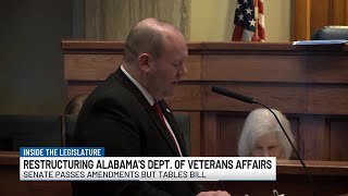 Bill discussed to restructure Alabama Department of Veterans Affairs