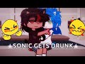 ★𝐒𝐎𝐍𝐈𝐂 𝐆𝐄𝐓𝐒 𝐃𝐑𝐔𝐍𝐊★//Sonadow//STH Gacha Club//Shadow x Sonic//ShadowsFluffyChestFur