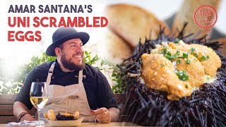 Watch TOP CHEF Amar Santana Make His Luxurious UNI SCRAMBLED EGGS | Foodbeast Approved