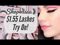 NEW Shopmissa Lashes Try on! 💖 | $1.55 PawPaw Faux Mink